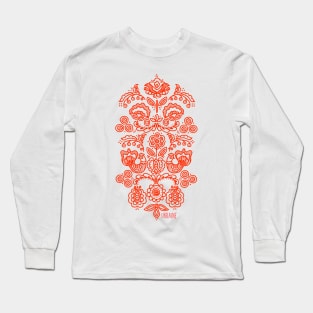 Ukrainian folk traditional embroidery tree. Long Sleeve T-Shirt